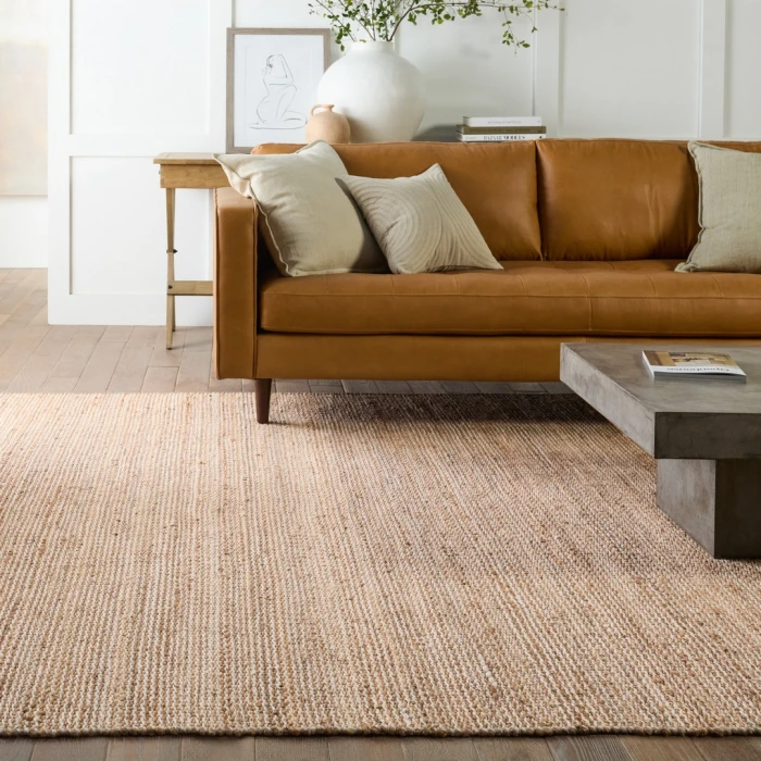 Jaipur Living Harman Natural By Kl Beige HNL03 18 in. Swatch Square Rug