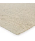 Kate Lester + Jaipur Living Esdras Handmade Solid Beige/ Ivory Area Rug 10'X14'