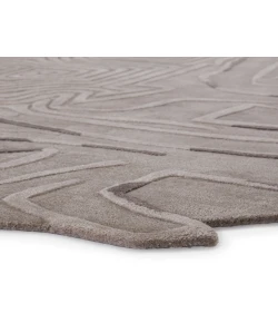 Jaipur Living Iconic Hokona ICO07 Gray 8 ft. X 9 ft. 6 in. Oval Rug