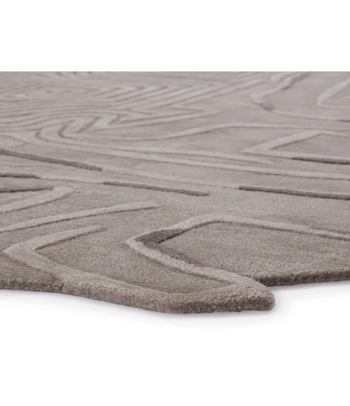 Jaipur Living Hokona Handmade Geometric Gray Area Rug (6'X7'2")