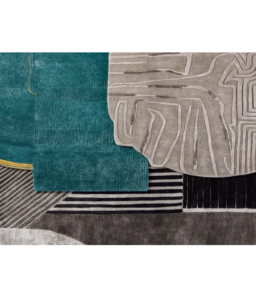 Jaipur Living Hokona Handmade Geometric Gray Area Rug (6'X7'2")