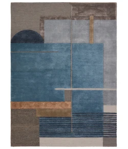 Jaipur Living Iconic Blue ICO15 18 in. Swatch Square Rug