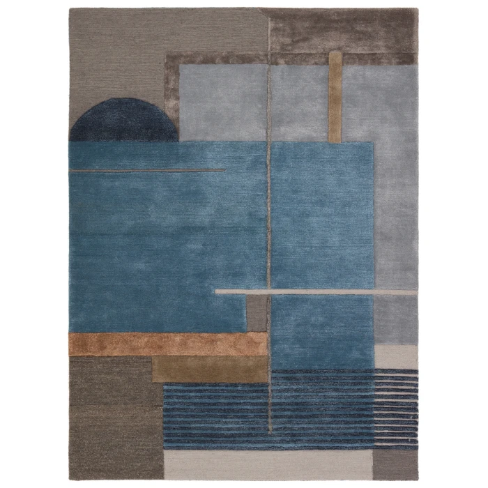 Jaipur Living Iconic Blue ICO15 6 ft. X 9 ft. Rectangle Rug