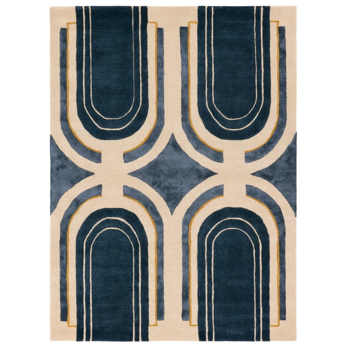 Jaipur Living Iconic Navy ICO16 9 ft. X 12 ft. Rectangle Rug