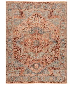 Jaipur Living Inspirit Elyas ISP03 Pink - Blue 9 ft. X 13 ft. Rectangle Rug