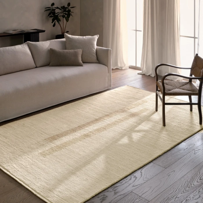 Jaipur Living Caledonia ITD02 Handwoven Striped Ivory/Tan Area Rug (12'X15')