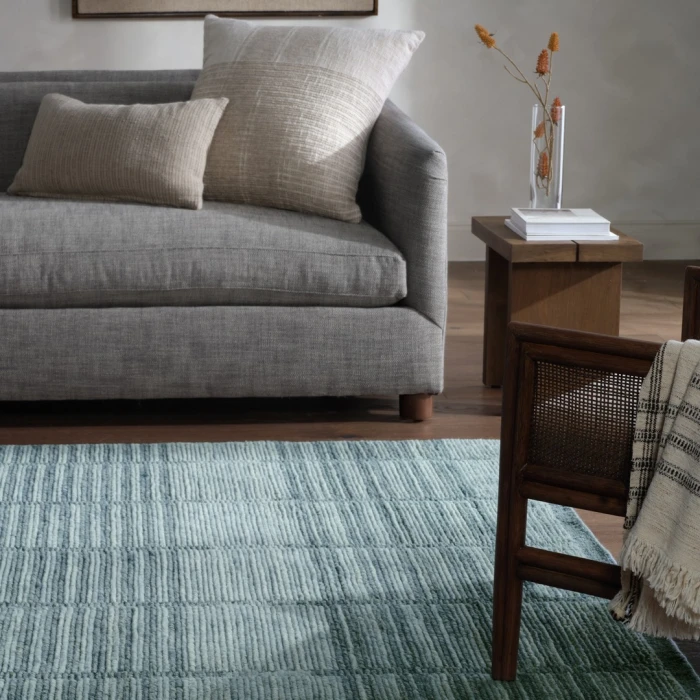 Jaipur Living Megara ITD03 Handwoven Plaid Blue Area Rug (9'X12')