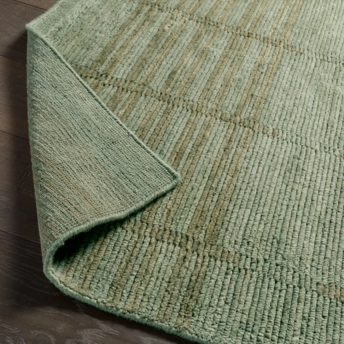 Jaipur Living Megara ITD04 Handwoven Geometric Green Area Rug (9'X12')