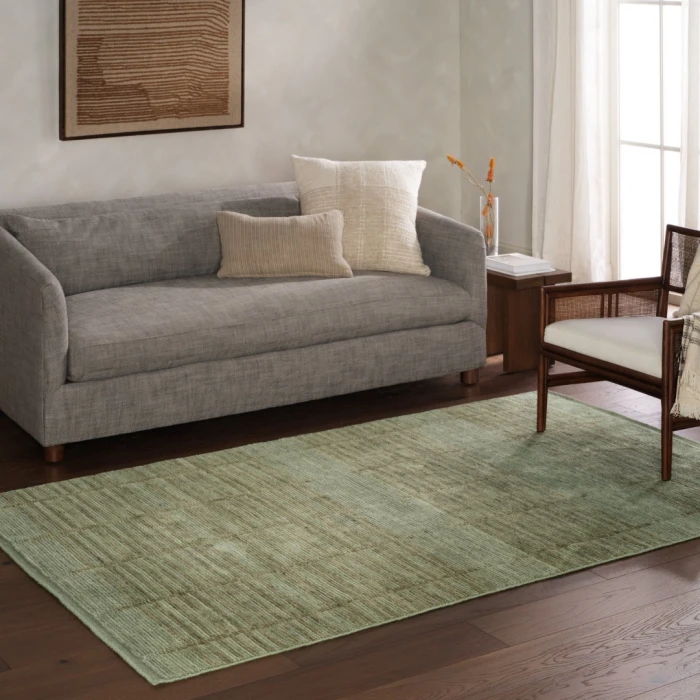 Jaipur Living Megara ITD04 Handwoven Geometric Green Area Rug (9'X12')
