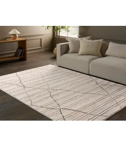 Vibe by Jaipur Living Jaida Sachi JID18 Ivory - Gray 2 ft. 5 in. X 10 ft. Rnr Runner Rug