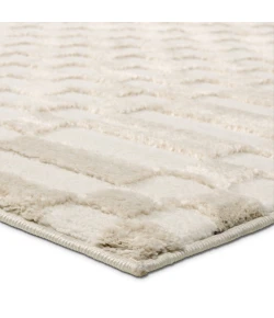 Vibe by Jaipur Living Jaida Casa JID24 White - Tan/Taupe 2 ft. 5 in. X 10 ft. Rnr Runner Rug