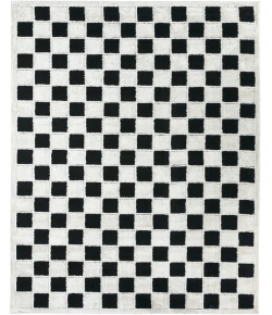 Vibe by Jaipur Living Jaida Nicia JID27 White - Black 2 ft. 5 in. X 10 ft. Rnr Runner Rug