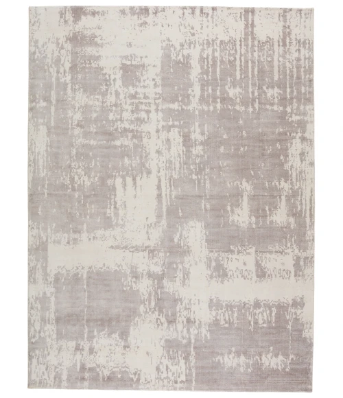 Jaipur Living Arabella Handmade Abstract Light Gray/ White Area Rug (8'X11')