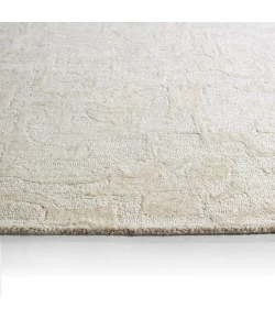Jaipur Living Amine KAF03 Tufted Abstract Ivory/Tan Area Rug (18" Swatch)