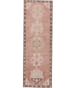 Vibe by Jaipur Living Kairos Chilton KAR03 Pink Brown 2 ft. 6 in. X 10 ft. Rectangle Rug