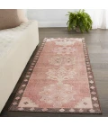 Vibe by Jaipur Living Chilton Medallion Pink/ Brown Runner Rug (2'6"X10')