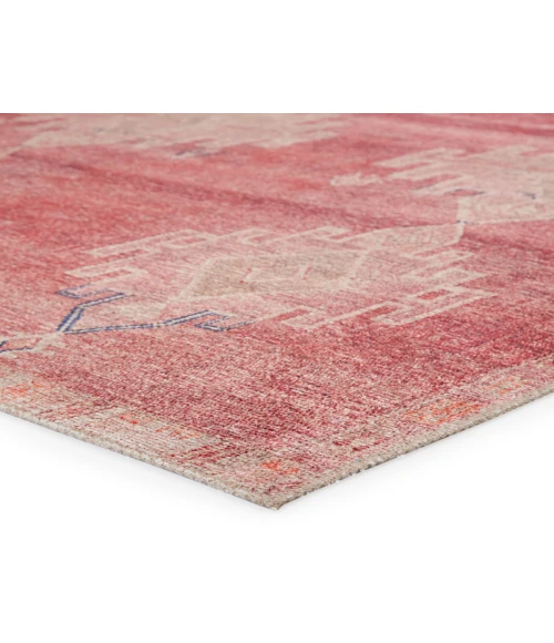 Vibe by Jaipur Living Evadne Medallion Pink/ Blue Area Rug (7'6"X9'6")