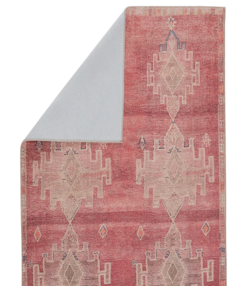 Vibe by Jaipur Living Evadne Medallion Pink/ Blue Area Rug (7'6"X9'6")