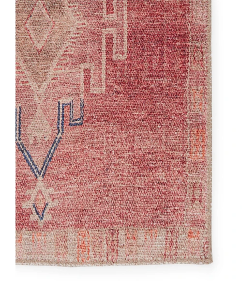 Vibe by Jaipur Living Evadne Medallion Pink/ Blue Area Rug (7'6"X9'6")