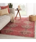Vibe by Jaipur Living Evadne Medallion Pink/ Blue Area Rug (7'6"X9'6")