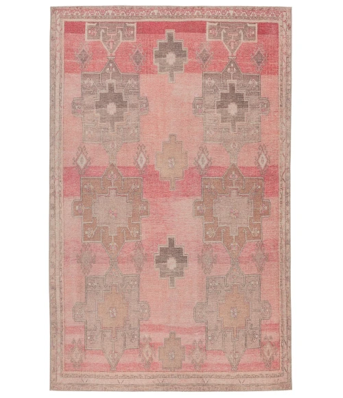Vibe by Jaipur Living Faron Medallion Pink/ Tan Area Rug (6'X9')