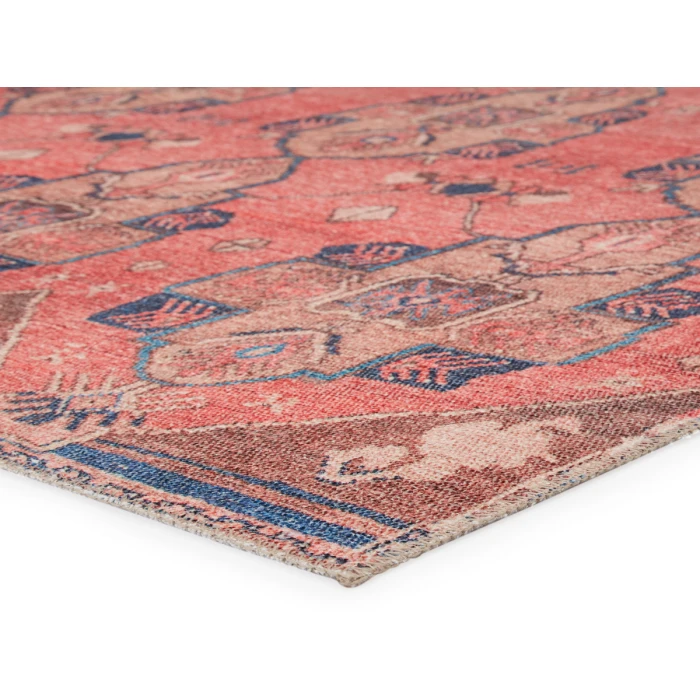 Vibe by Jaipur Living Lani Medallion Pink/ Blue Runner Rug (2'6"X10')