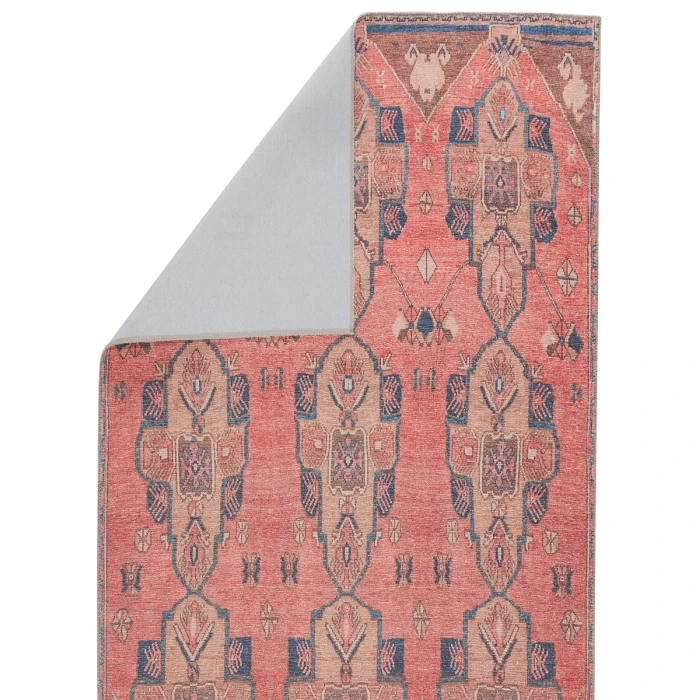 Vibe by Jaipur Living Lani Medallion Pink/ Blue Runner Rug (2'6"X10')