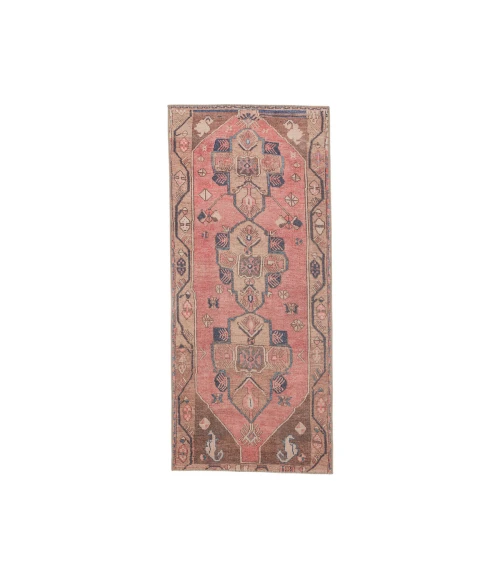 Vibe by Jaipur Living Lani Medallion Pink/ Blue Runner Rug (2'6"X7'6")