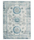 Vibe by Jaipur Living Nyria Medallion Blue/ Light Gray Area Rug 9'X12'