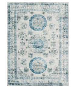 Vibe by Jaipur Living Kalesi Nyria KLS09 Blue - Light Gray 9 ft. X 12 ft. Rectangle Rug
