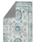 Vibe by Jaipur Living Nyria Medallion Blue/ Light Gray Area Rug 9'X12'