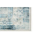 Vibe by Jaipur Living Nyria Medallion Blue/ Light Gray Area Rug 9'X12'