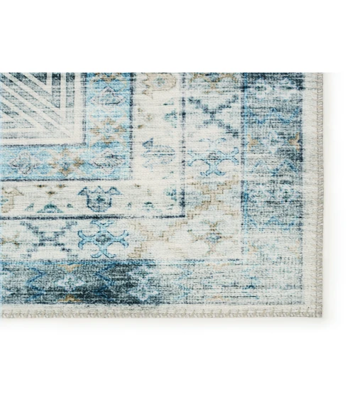 Vibe by Jaipur Living Nyria Medallion Blue/ Light Gray Area Rug 9'X12'