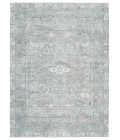 Nikki Chu by Jaipur Living Issa Medallion Light Blue/ Light Gray Area Rug (9'X12')
