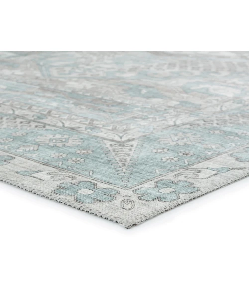 Nikki Chu by Jaipur Living Issa Medallion Light Blue/ Light Gray Area Rug (9'X12')