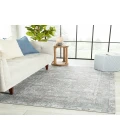 Nikki Chu by Jaipur Living Issa Medallion Light Blue/ Light Gray Area Rug (9'X12')