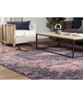 Nikki Chu by Jaipur Living Issa Medallion Dark Blue/ Pink Area Rug (9'X12')