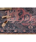 Nikki Chu by Jaipur Living Issa Medallion Dark Blue/ Pink Area Rug (9'X12')