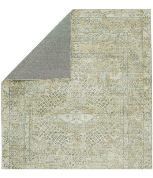 Nikki Chu by Jaipur Living Issa Medallion Light Taupe/ Gray Area Rug (8'X10')