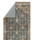Nikki Chu by Jaipur Living Jayven Medallion Blue/ Tan Area Rug (9'X12')