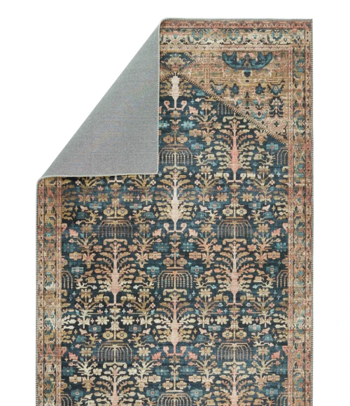 Nikki Chu by Jaipur Living Jayven Medallion Blue/ Tan Area Rug (9'X12')