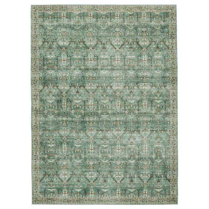 Nikki Chu by Jaipur Living Razi Trellis Green/ Tan Area Rug (6'X9')