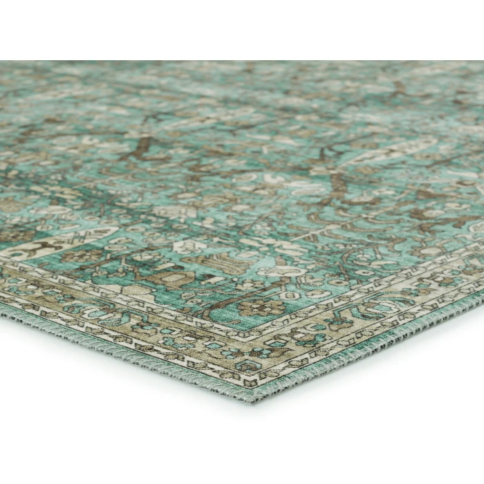 Nikki Chu by Jaipur Living Razi Trellis Green/ Tan Area Rug (6'X9')