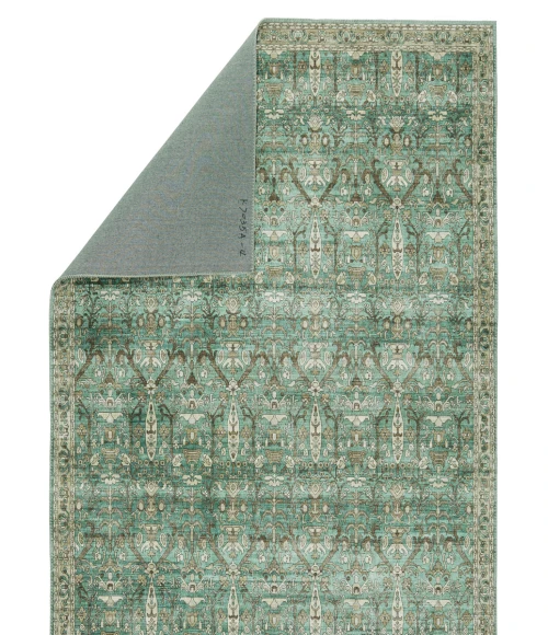 Nikki Chu by Jaipur Living Razi Trellis Green/ Tan Area Rug (6'X9')