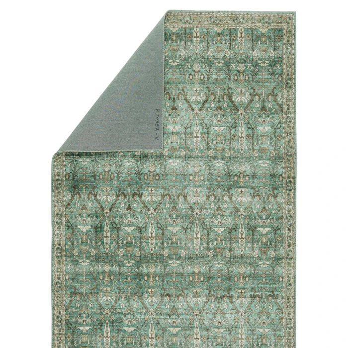 Nikki Chu by Jaipur Living Razi Trellis Green/ Tan Area Rug (6'X9')