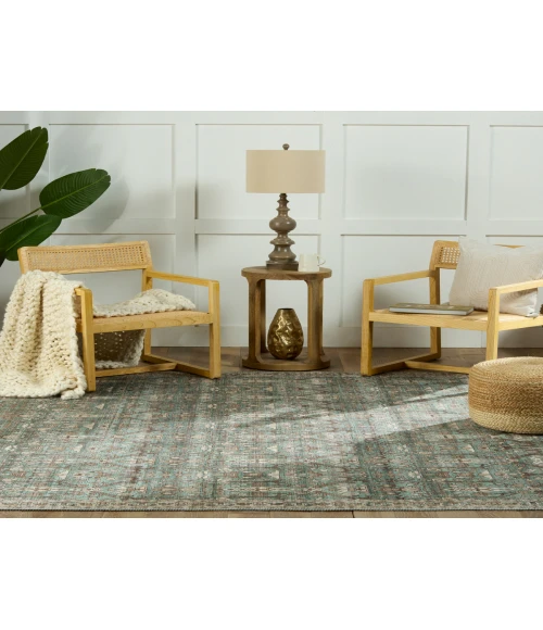 Nikki Chu by Jaipur Living Razi Trellis Green/ Tan Area Rug (6'X9')