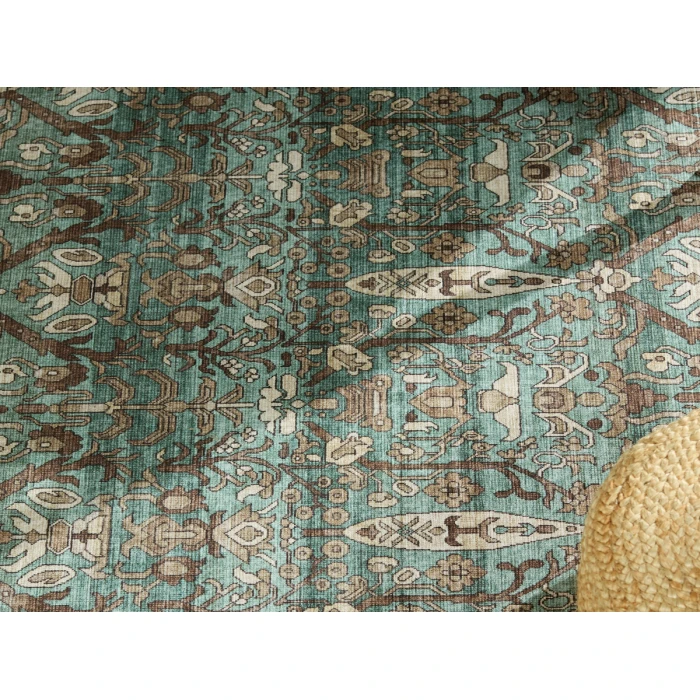 Nikki Chu by Jaipur Living Razi Trellis Green/ Tan Area Rug (6'X9')