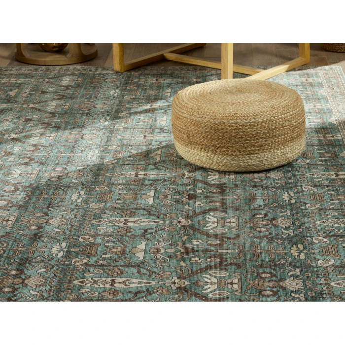 Nikki Chu by Jaipur Living Razi Trellis Green/ Tan Area Rug (6'X9')