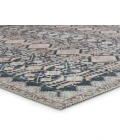 Nikki Chu by Jaipur Living Dalia Trellis Dark Blue/ Tan Area Rug (6'X9')