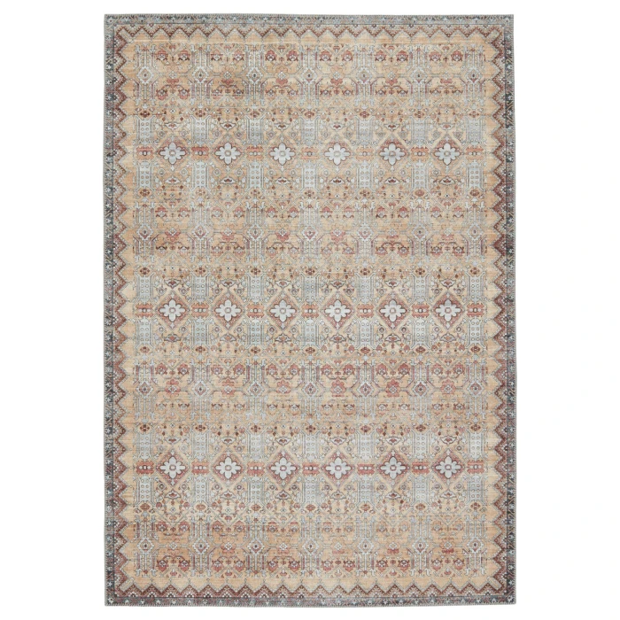 Nikki Chu by Jaipur Living Dalia Trellis Tan/ Light Gray Area Rug (9'X12')